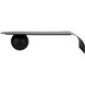 Rosario 72 X 32 inch Matte Black Coffee Table