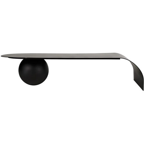 Rosario 72 X 32 inch Matte Black Coffee Table