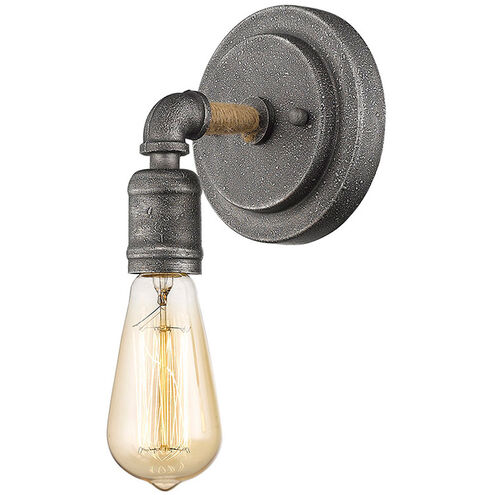 Grayson 1 Light 5 inch Antique Gray Sconce Wall Light