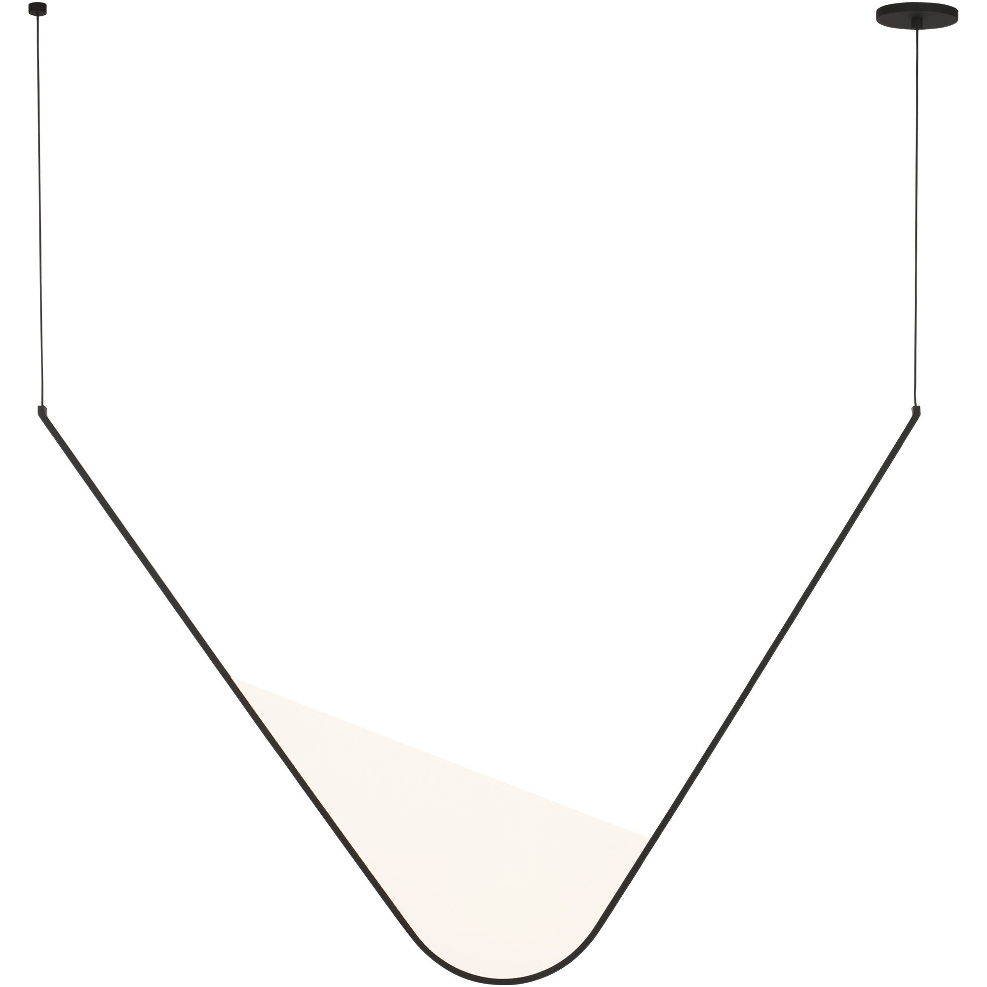 Sean Lavin Mizu LED 1.3 inch Nightshade Black Chandelier Ceiling Light