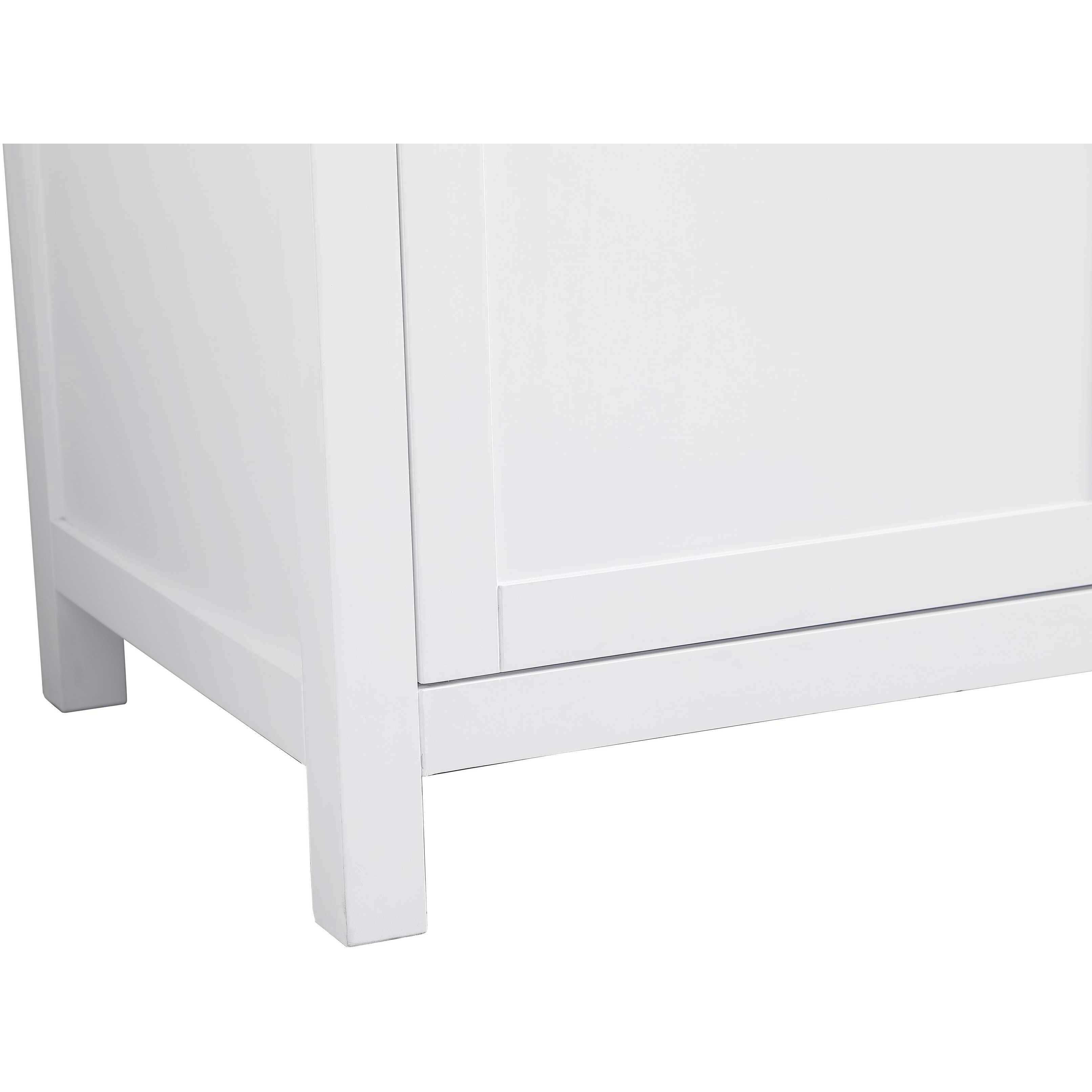 Lewis 60 X 22 X 34 inch White Vanity Sink Set