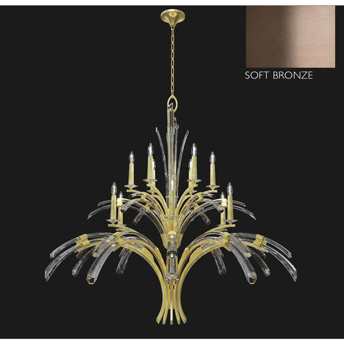 Trevi 12 Light 56 inch Soft Bronze Chandelier Ceiling Light