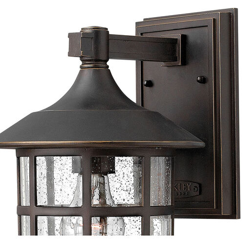 Freeport LED 12 inch Oil Rubbed Bronze Outdoor Wall Lantern, Medium