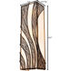 Flow Wall Sconce Wall Light in 3, Hammered Ore