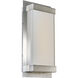 Atom LED 12 inch Stainless Steel Outdoor Wall Light