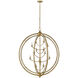 Aphrodite 14 Light 43 inch Gold Granello Chandelier Ceiling Light