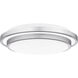 Irving 14 inch Brushed Aluminum Semi-Flush Mount Ceiling Light