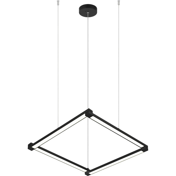 Archie 4 Light 1.38 inch Matte Black Pendant Ceiling Light