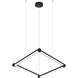 Archie 4 Light 1.38 inch Matte Black Pendant Ceiling Light