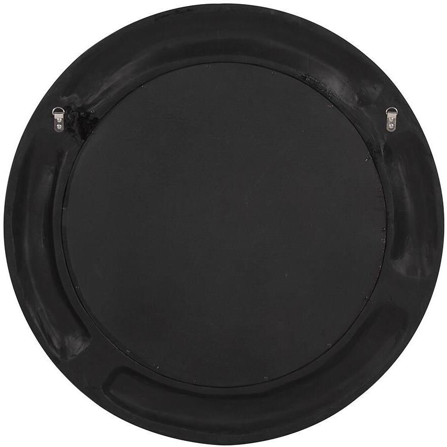 Bergman 32 X 32 inch Glossy Black Wall Mirror 