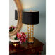 Wildwood 33 inch 100 watt Antique Gold Leaf Table Lamp Portable Light