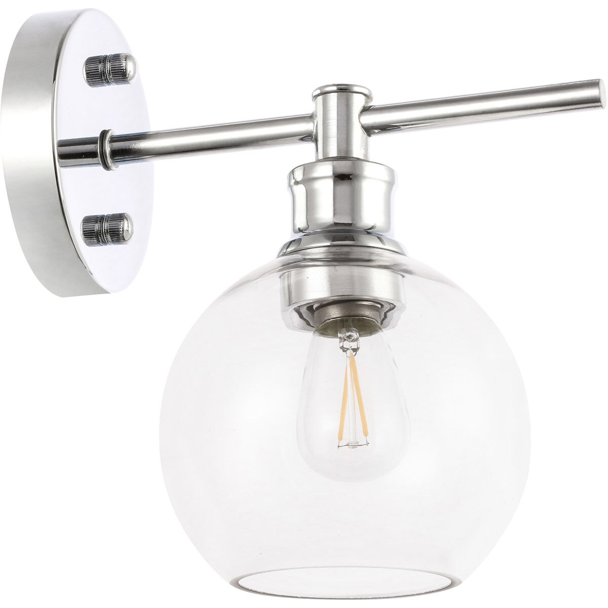 Collier 1 Light 6 inch Chrome Wall sconce Wall Light