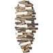 Bond Satin Brass Dimensional Wall Art