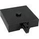 Alpha Trak 120 Black Track T-Bar End Feed with Canopy Cover Ceiling Light