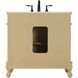 Danville 36 X 36 inch Antique Beige Bathroom Vanity Cabinet