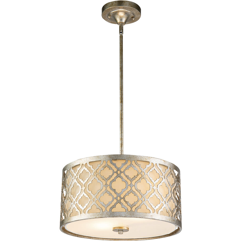 Arabella 2 Light 16 inch Antique Silver Pendant Ceiling Light