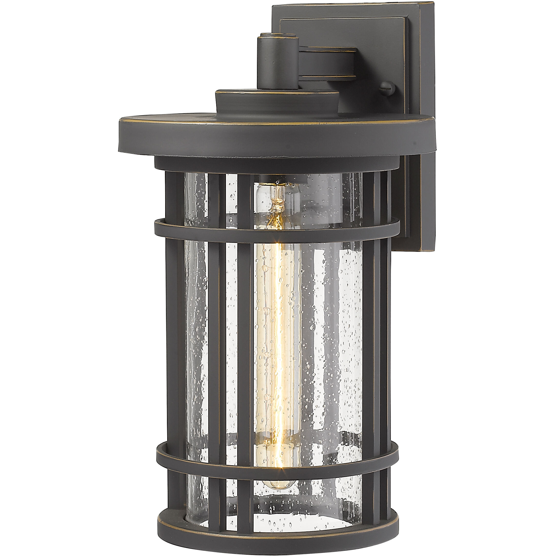 Jordan 1 Light 13.5 inch Oil Rubbed Bronze Outdoor Wall Light