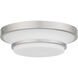 Cromwell 11 inch Brushed Nickel Flush Mount Ceiling Light