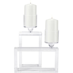 Cubic 16 X 7 inch Candleholder