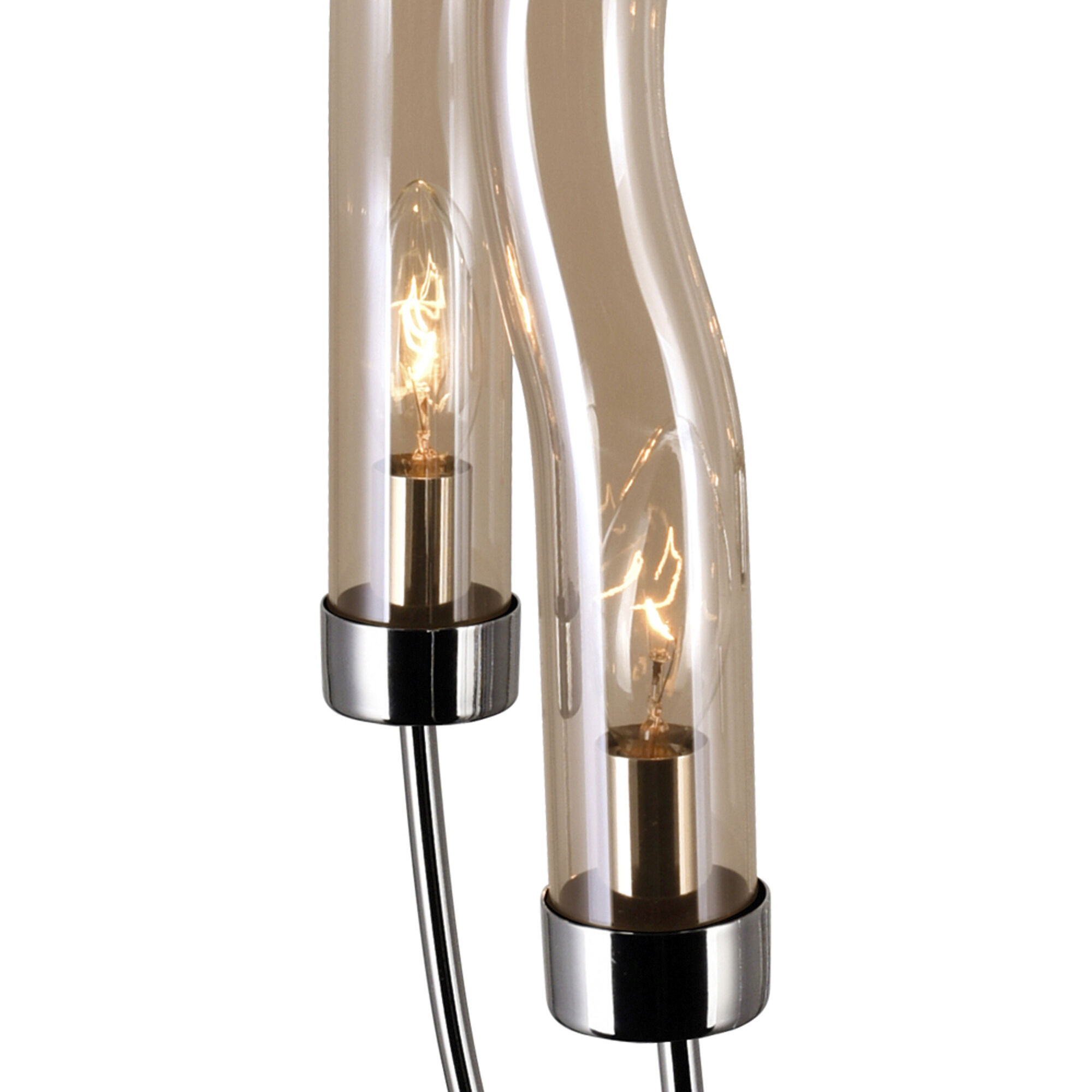 Meduse 8 Light 21 inch Polished Nickel Up Chandelier Ceiling Light