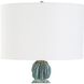 Bonaire 25.25 inch 150.00 watt Mottled Teal Blue Glaze Table Lamp Portable Light