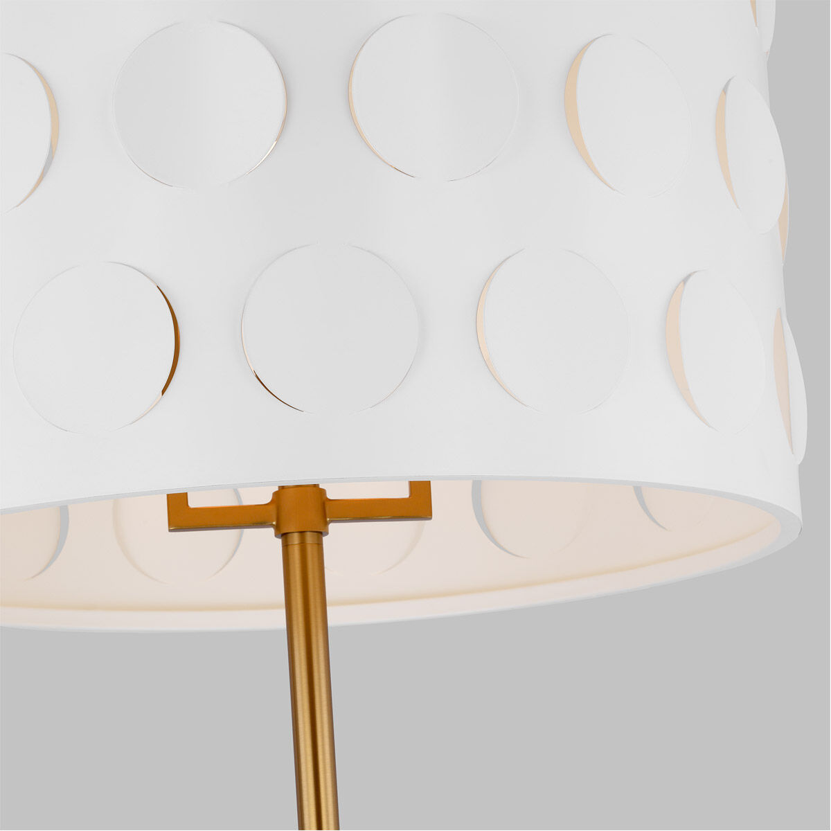 Kate spade gold polka dot lamp hot sale