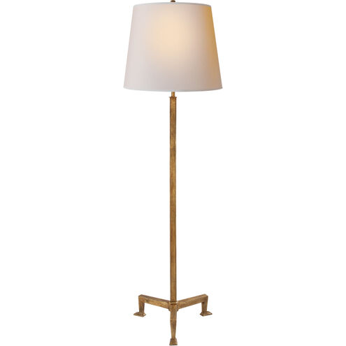 Thomas O'Brien Parish 65.25 inch 60.00 watt Gilded Iron Floor Lamp Portable Light in Natural Paper
