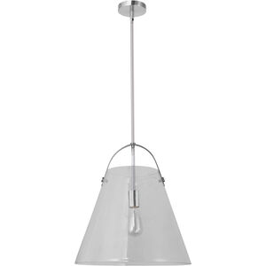 Polly 1 Light 17 inch Polished Chrome Pendant Ceiling Light