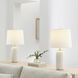 TOB by Thomas O'Brien Cato 27.75 inch 75 watt Natural White Table Lamp Portable Light