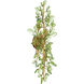 Bridget 4 Light 8.25 inch Soft Gold Sconce Wall Light in Green