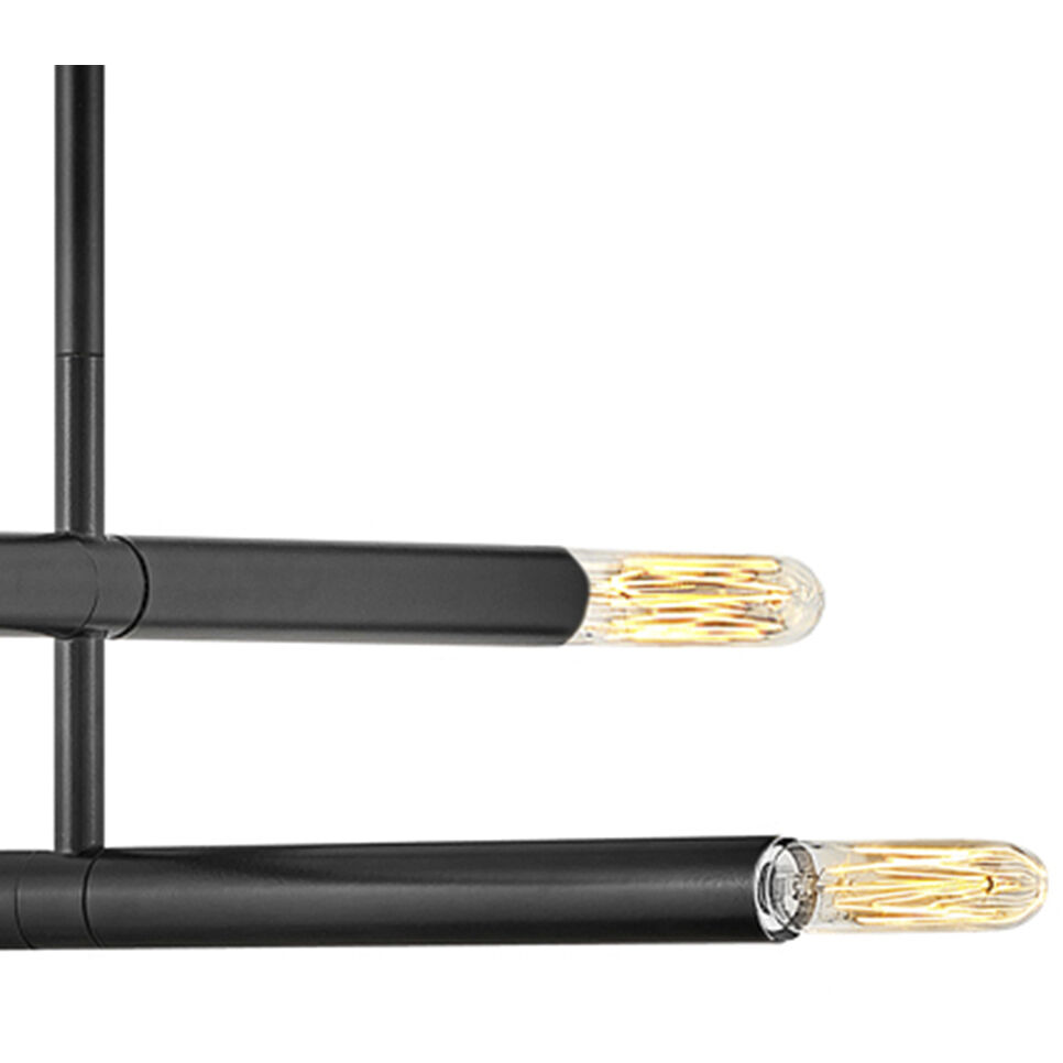 Millie LED 15.75 inch Black Pendant Ceiling Light, Semi-Flush Mount