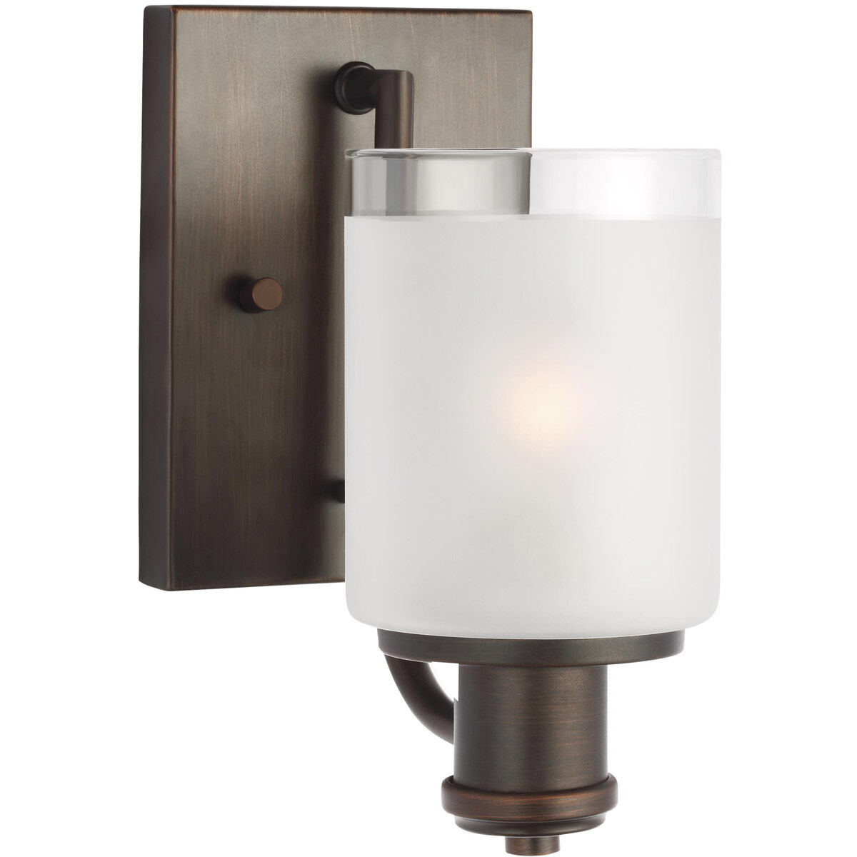 Norwood 1 Light 5 inch Bronze Wall Bath Fixture Wall Light