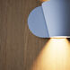 Kaliko LED 10 inch Textured White Sconce Wall Light