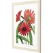 Florals Collection Red Framed Art