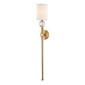 Rockland 1 Light 5 inch Aged Brass Wall Sconce Wall Light
