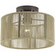 Acordia 1 Light 12 inch English Bronze Semi Flush Mount Ceiling Light, Medium