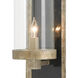 Charade 1 Light 5 inch Antique Silver Leaf Wall Sconce Wall Light