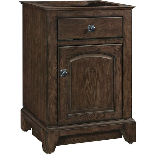 James 24 inch Brown Bathroom Vanity Wall Light