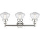 Olean 3 Light 24.5 inch Polished Nickel Bath Vanity Light Wall Light in Seedy