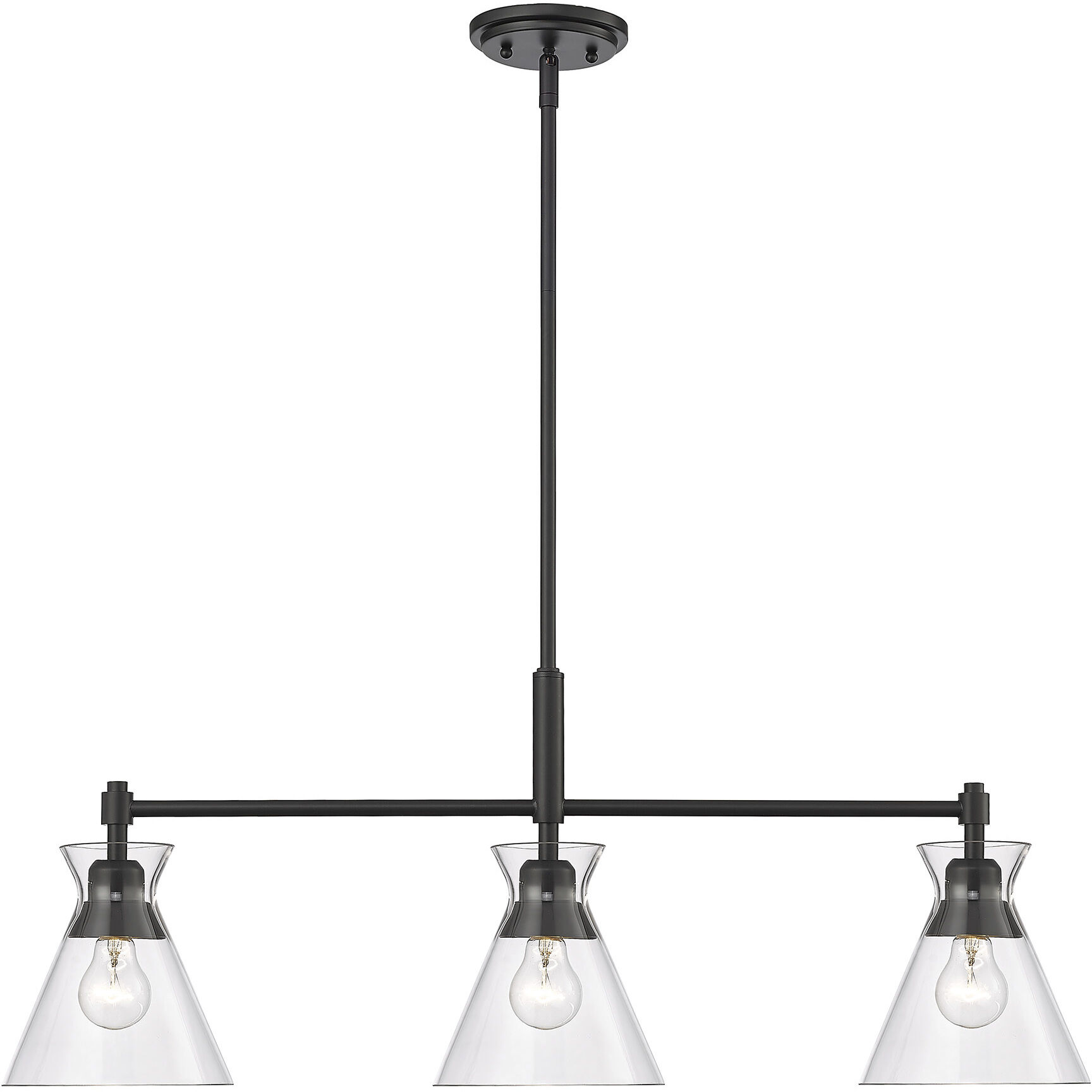 Malta Island Light Ceiling Light in Matte Black