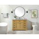 Americana 48 X 22 X 35 inch Natural Wood Vanity Sink Set
