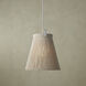 Parnell 1 Light 27.75 inch White/Gesso White/Frosted White Pendant Ceiling Light