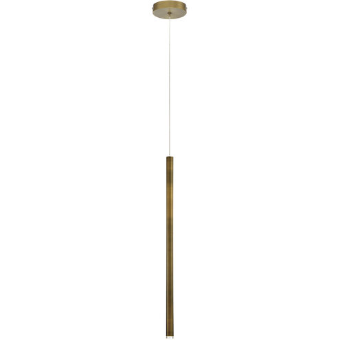 Navada LED 1 inch Brass Pendant Ceiling Light, Medium