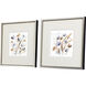 Florals Collection Blue Framed Art