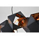 Canada 8 Light 12 inch Black Chandelier Ceiling Light