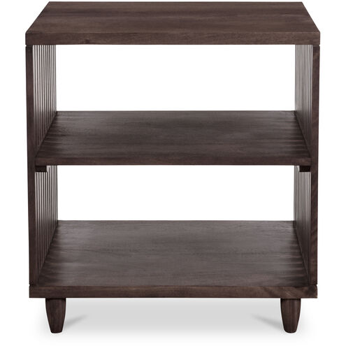 Rhys 24 X 22 inch Brown End Table, Side Table