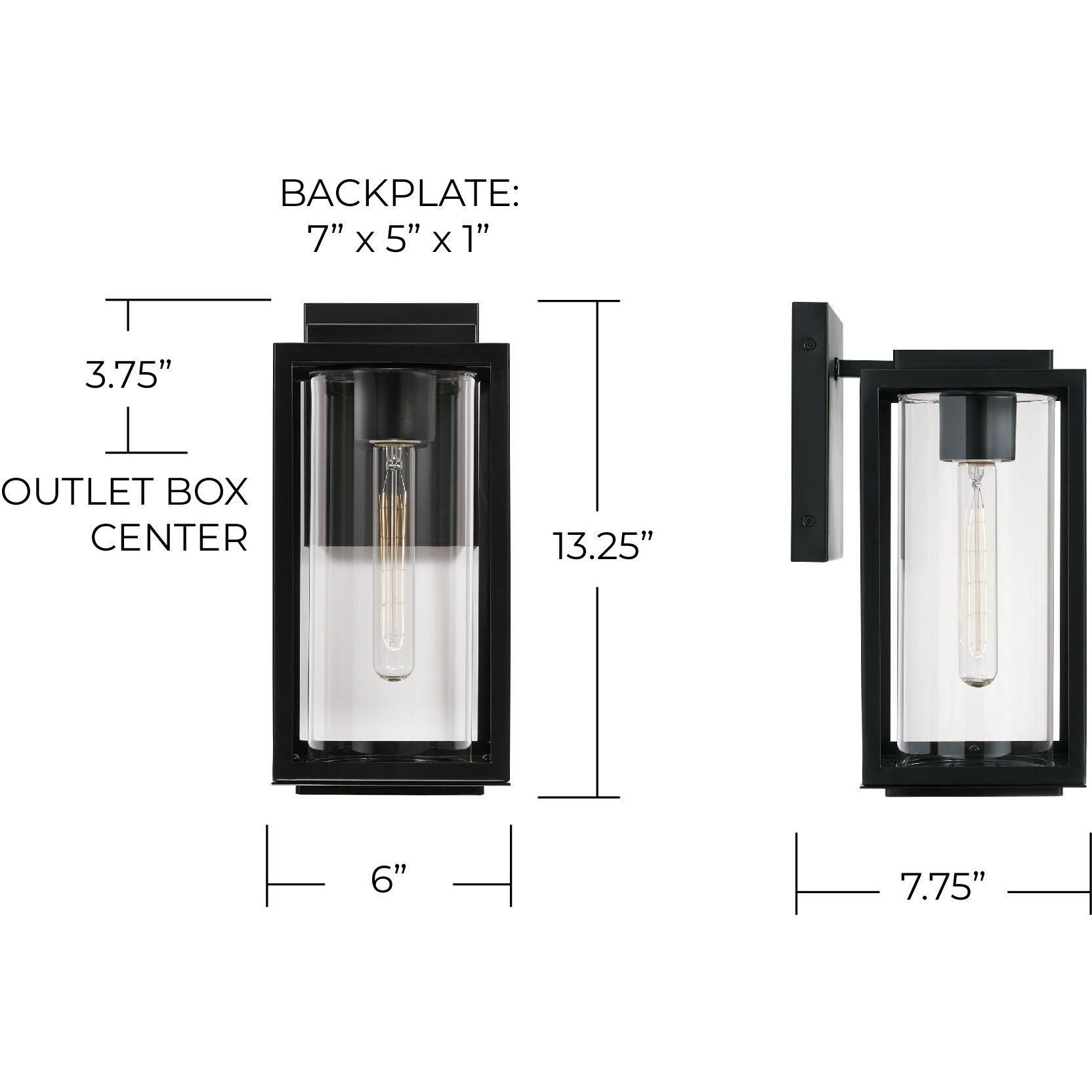 Elijah Outdoor Wall Lantern