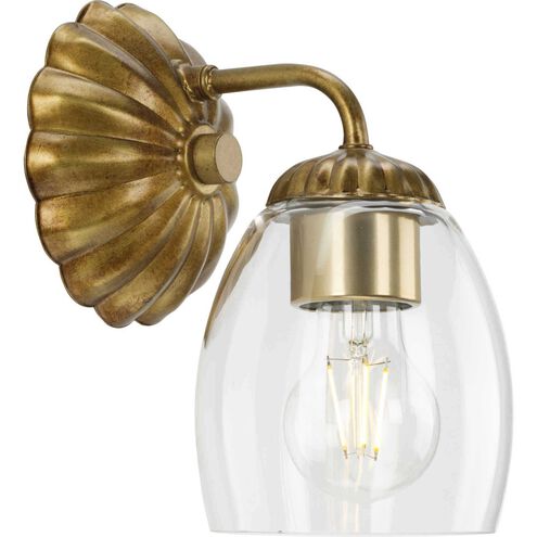 Quillan 1 Light 5 inch Gold Ombre Bathroom Vanity Light Wall Light
