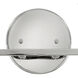 Ana 2 Light 13.75 inch Polished Nickel Bath Light Wall Light