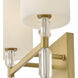 Anika 2 Light 14 inch Lacquered Brass Vanity Light Wall Light